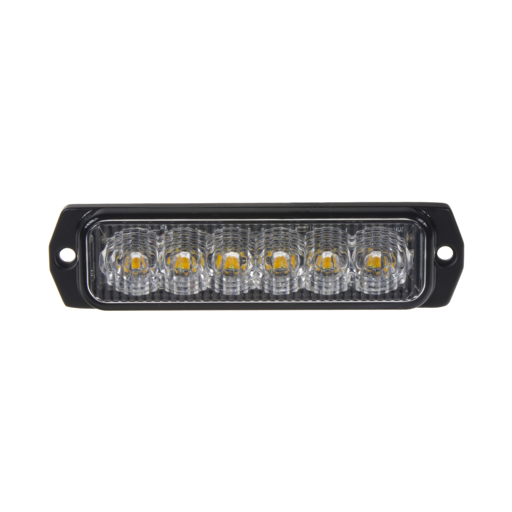 SLIM výstražné LED svetlo vonkajšie, oranžové, 12-24V, ECE R65