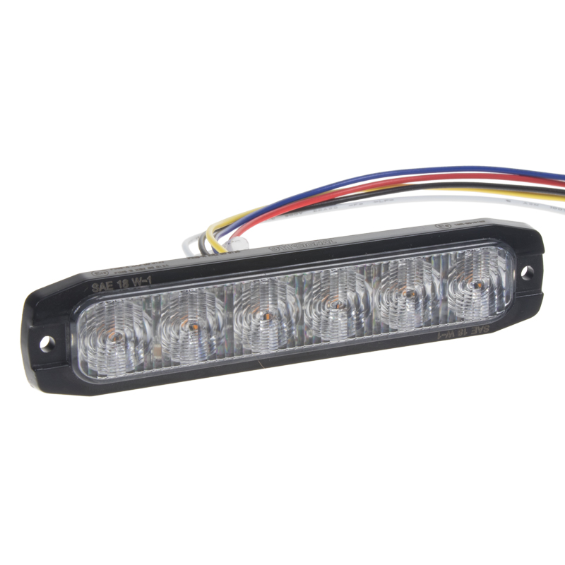 PROFI SLIM výstražné LED svetlo vonkajšie, oranžové, 12-24V, ECE R65