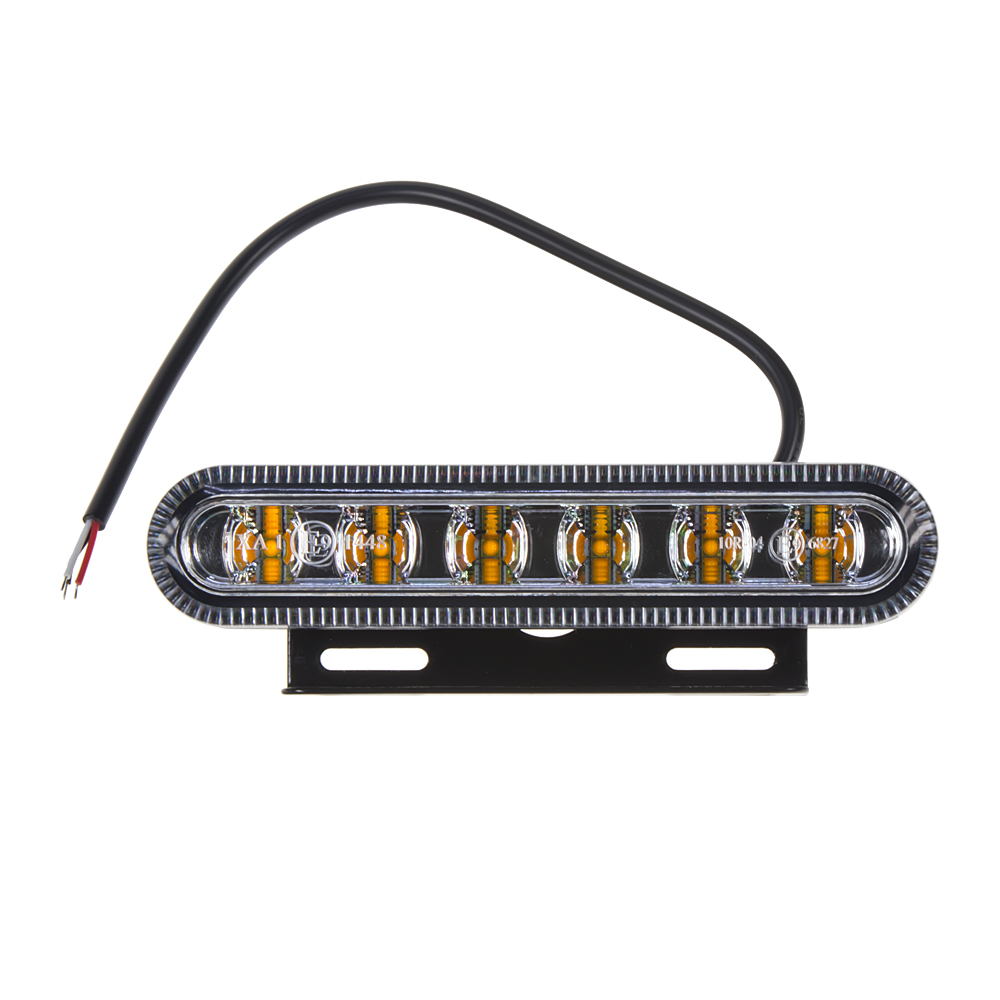 PROFI výstražné LED svetlo vonkajšie, oranžové, 12-24V, ECE R65