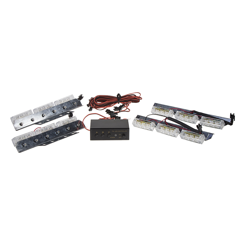 PREDATOR LED do mriežky, 12V, modrý