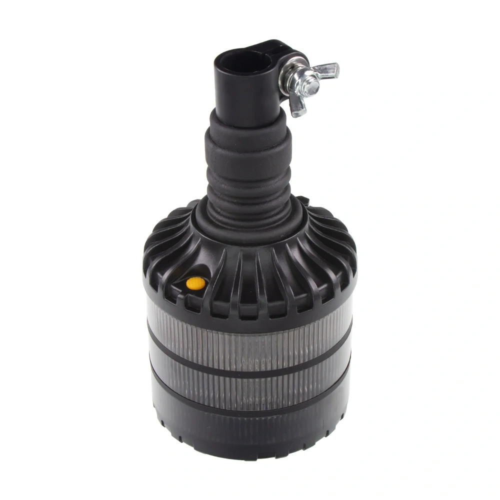 LED maják, 12-24V, 24xLED oranžový, na držiak, smoke, ECE R65