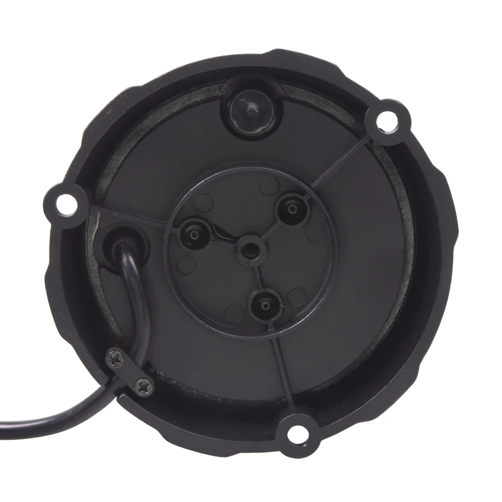 Robustný modrý LED maják, čierny hliník, 96W, ECE R65