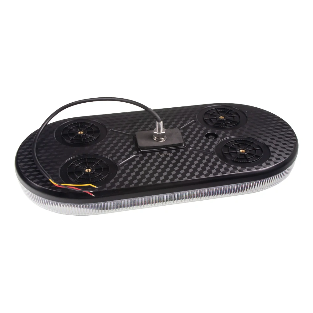 Mini LED rampa, oranžová, 60xLED, 12-24V, ECE R65, pevná montáž