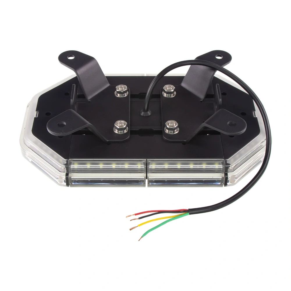 LED rampa 280mm, oranžovo biela, 10-30V, ECE R65
