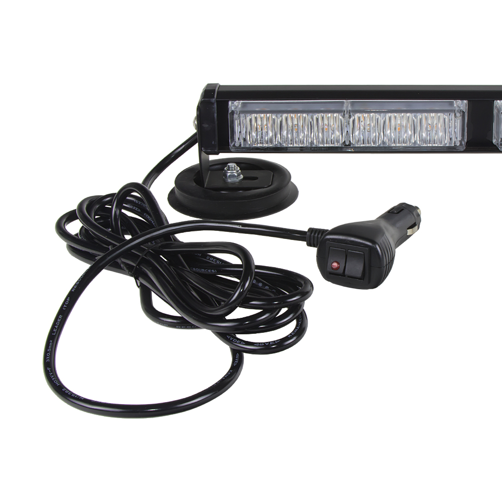 LED svetelná alej, 36x 1W LED, oranžová 950mm, ECE R10