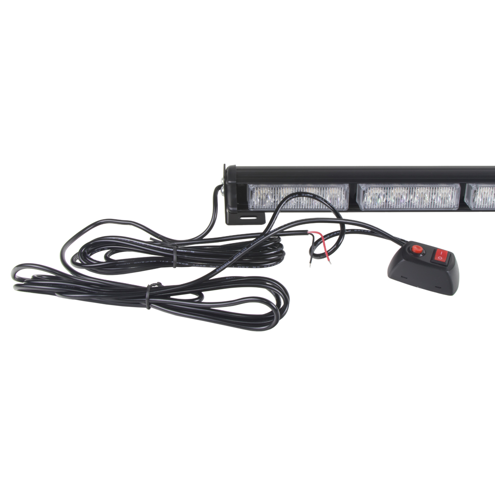 LED svetelná alej, 28x LED 3W, oranžová 800mm, ECE R10