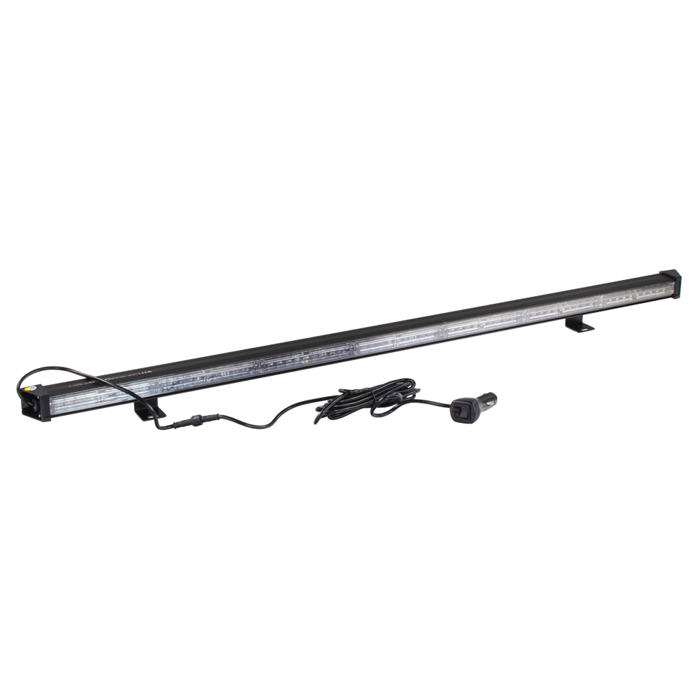 LED alej vodeodolná (IP67) 12-24V, 63x LED 1W, oranžová 1060mm, ECE R65