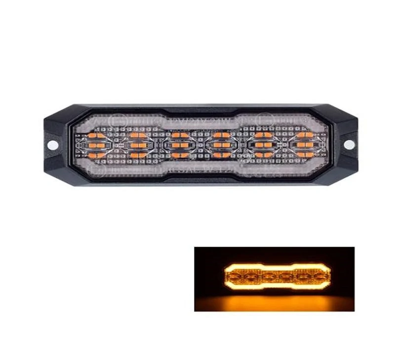 PROFI výstražné/bočné LED svetlo, oranžové + oranžové, 12-24V, ECE R65