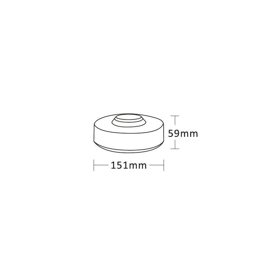  LED maják UFO2 magnetické uchytenie R10 R65 ALR0077