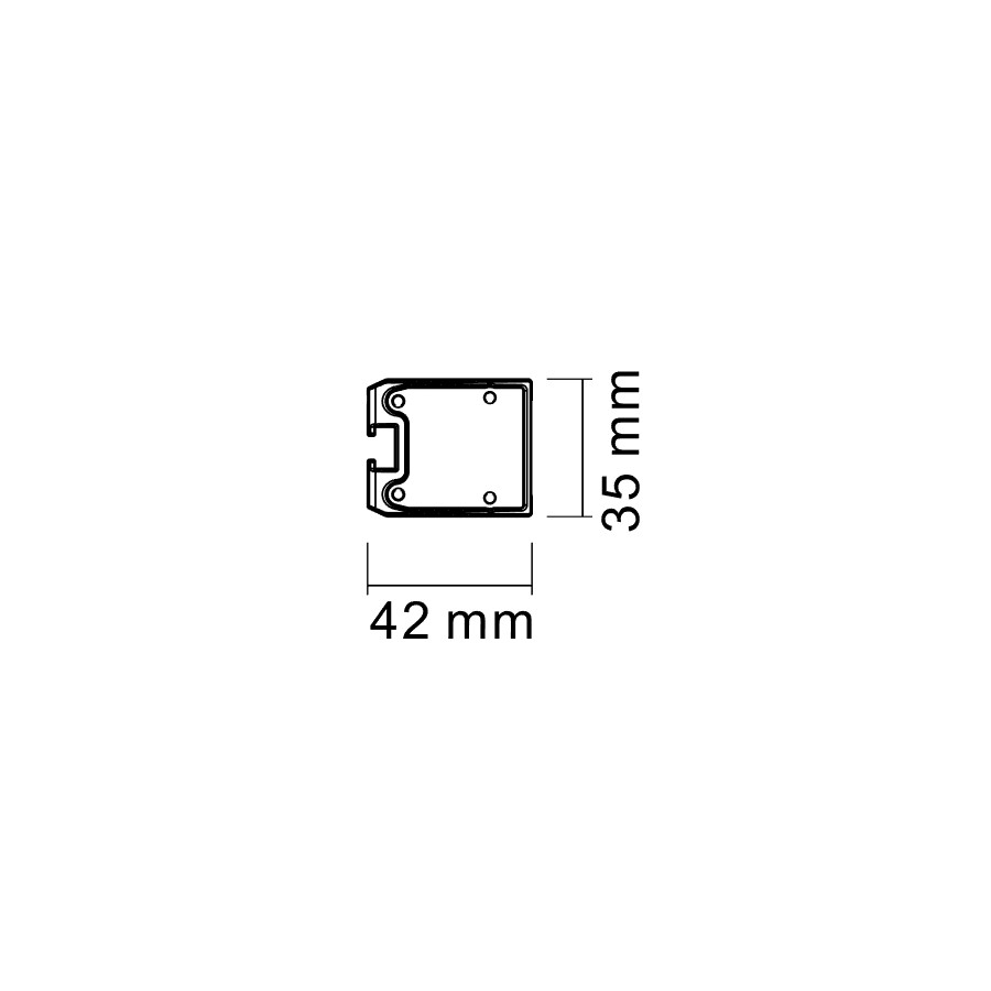 LED majáková rampa 916x35 R65 R10 BLK0037