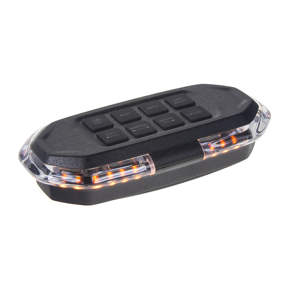 COB LED rampa 1067mm, oranžová, 10-30V, ECE R65, Class 2, bezdrôtový ovládač