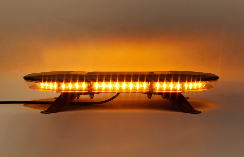LED rampa 860mm, oranžová, 12-24V, homologácia ECE R65