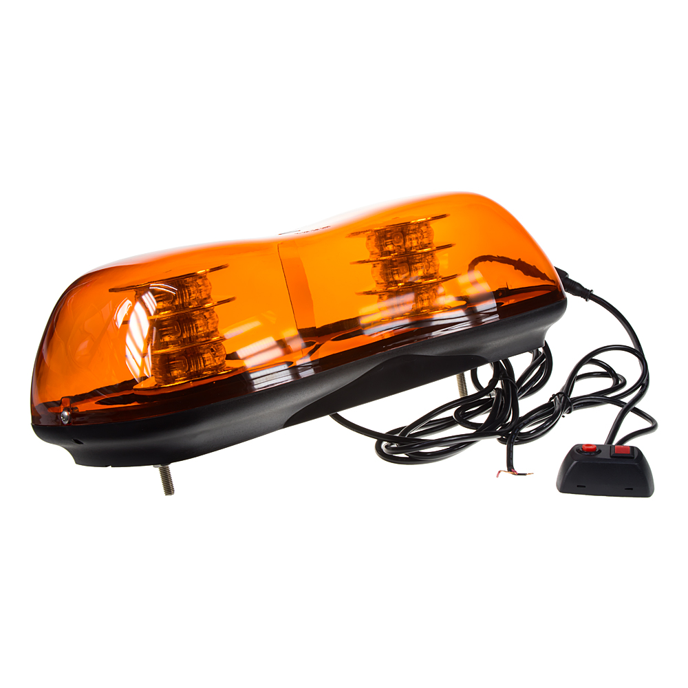 x LED rampa oranžová, 36LEDx3W, fix, 12-24V, 419mm, ECE R65 R10