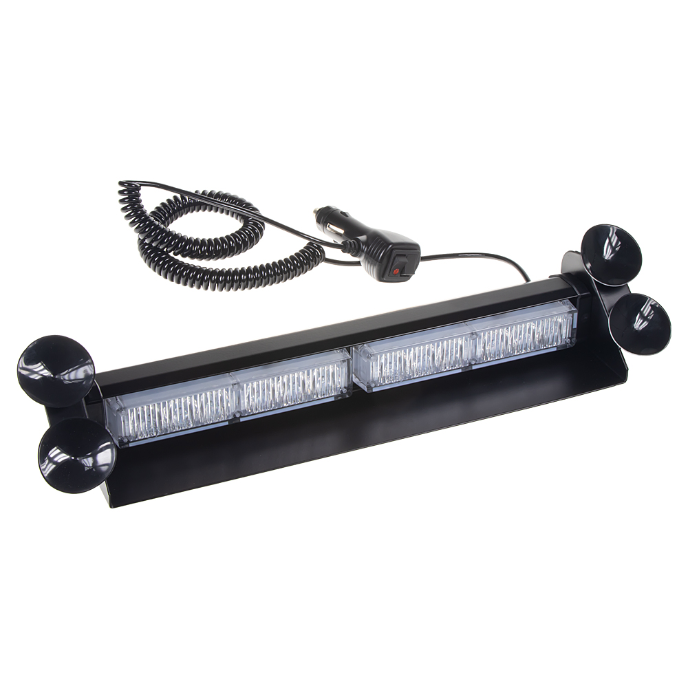 PREDATOR LED vnútorné, 12x3W, 12-24V, modro-červené, 353mm, ECE R10