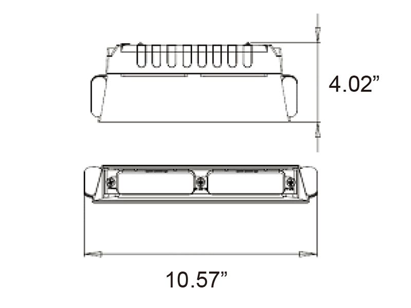 PROFI výstražné LED svetlo vnútorné, 12-24V, modré, ECE R65