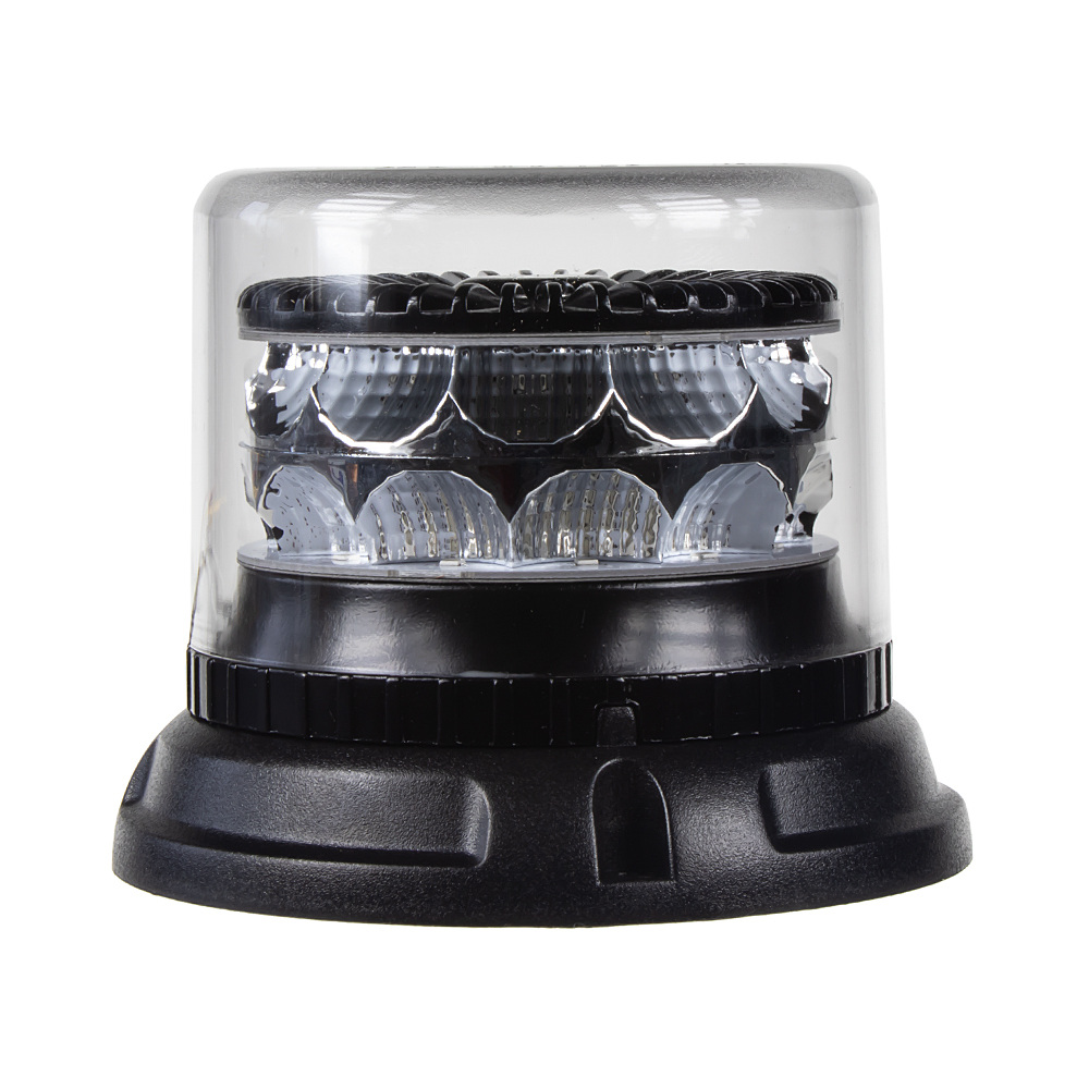 PROFI LED maják 12-24V 24x3W modrý číry 133x110mm, ECE R65