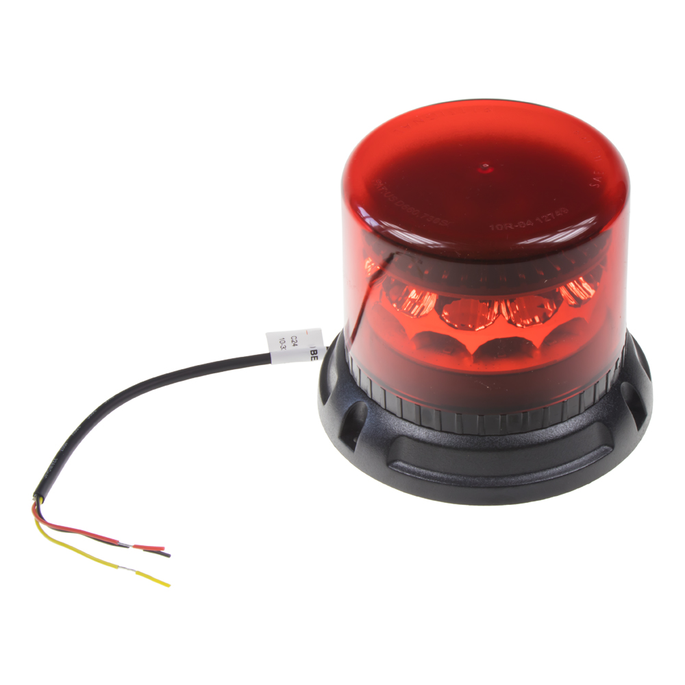 PROFI LED maják 12-24V 24x3W červený 133x110mm, ECE R10