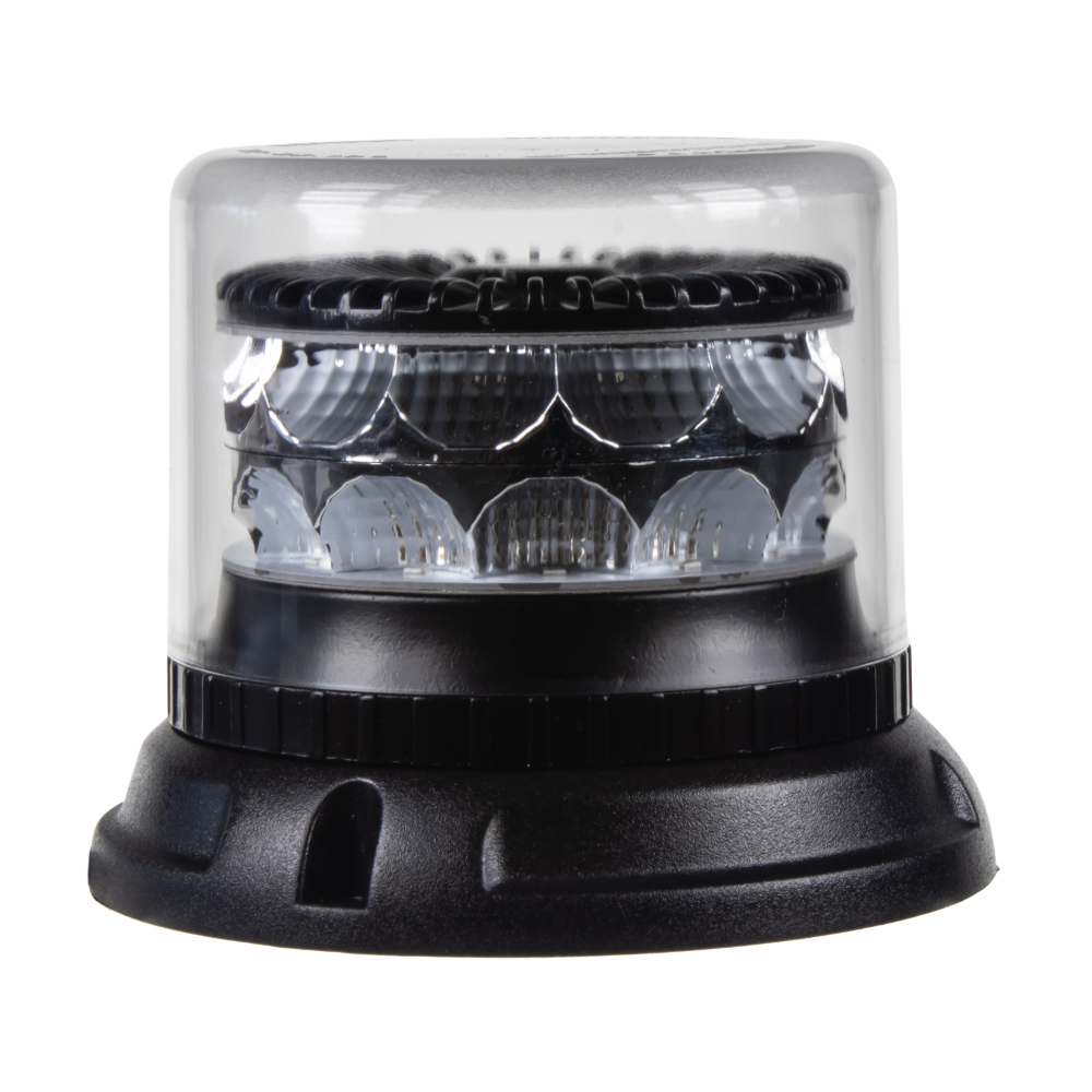 PROFI LED maják 12-24V 24x3W červený číry 133x110mm, ECE R10