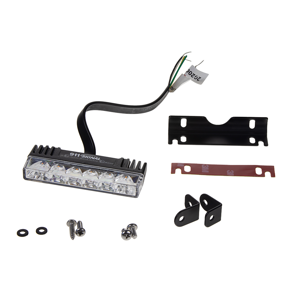 PROFI SLIM výstražné LED svetlo vonkajšie, do mriežky, oranžové, 12-24V, ECE R65