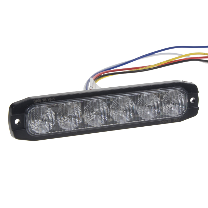 PROFI SLIM výstražné LED svetlo vonkajšie, modré, 12-24V, ECE R65
