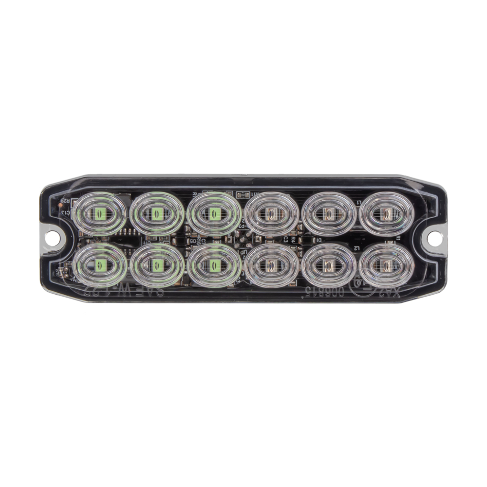 PROFI SLIM výstražné LED svetlo vonkajšie, modro-červené, 12-24V