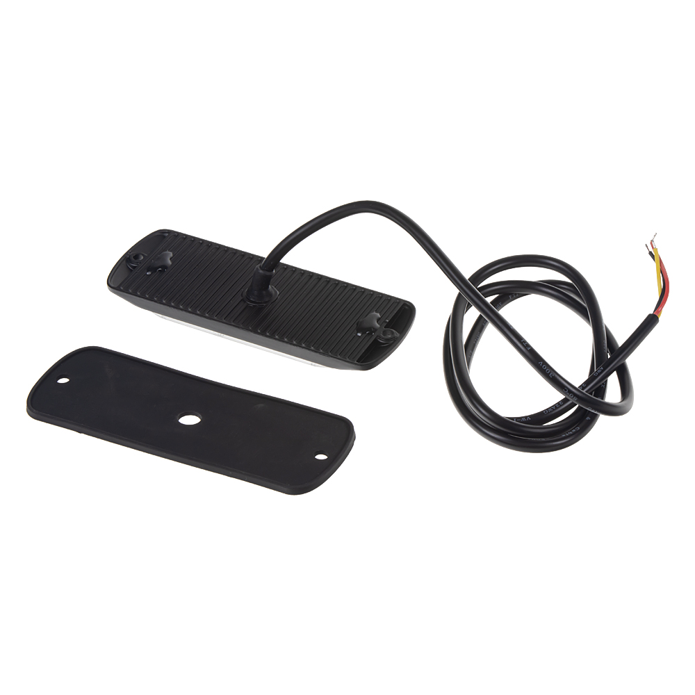 SLIM výstražné LED svetlo vonkajšie, oranžové, 12/24V,12 x 1W