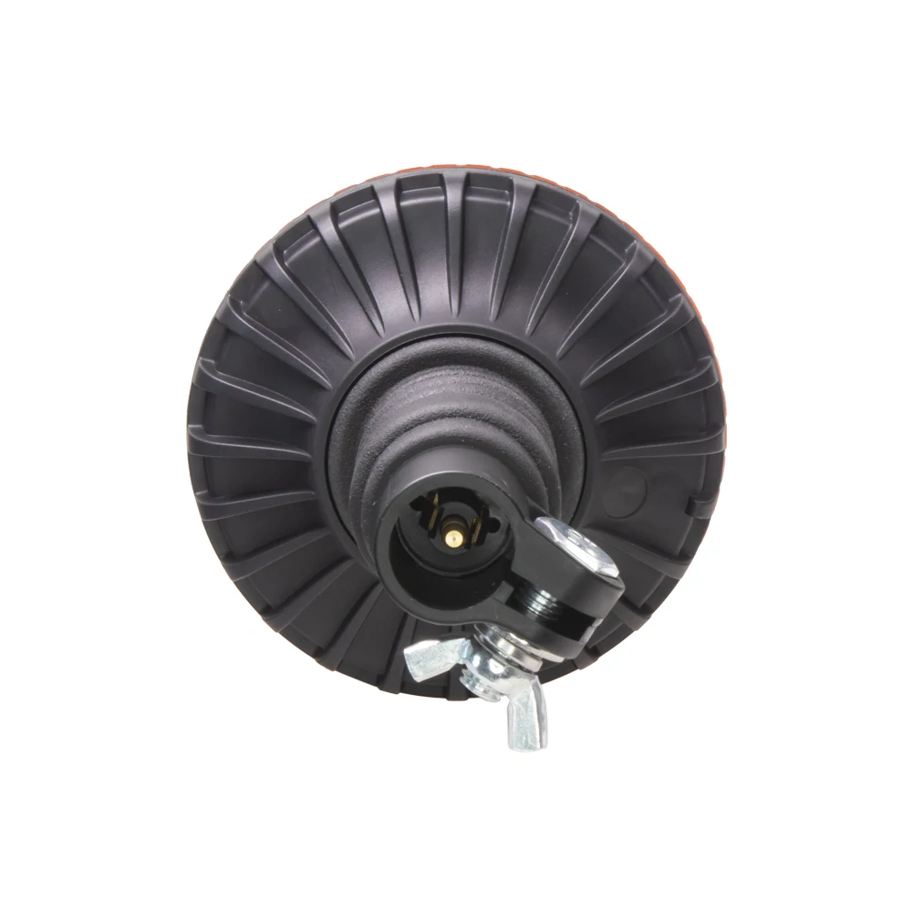 LED maják, 12-24V, 16x5W LED oranžový, na držiak, ECE R65