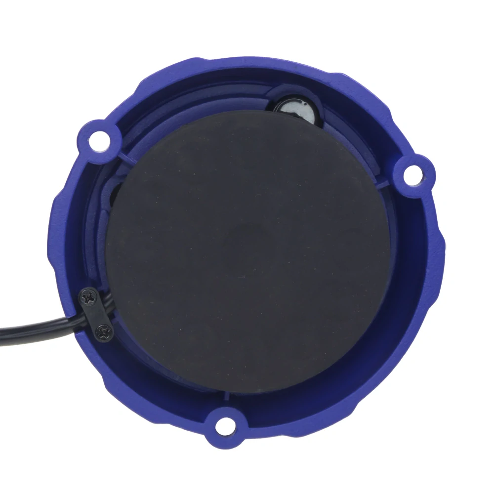Robustný modrý LED maják, modrý hliník, 48W, ECE R65
