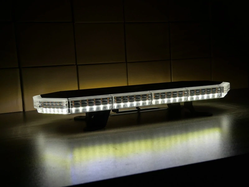 LED rampa 440mm, oranžovo biela, 10-30V, ECE R65