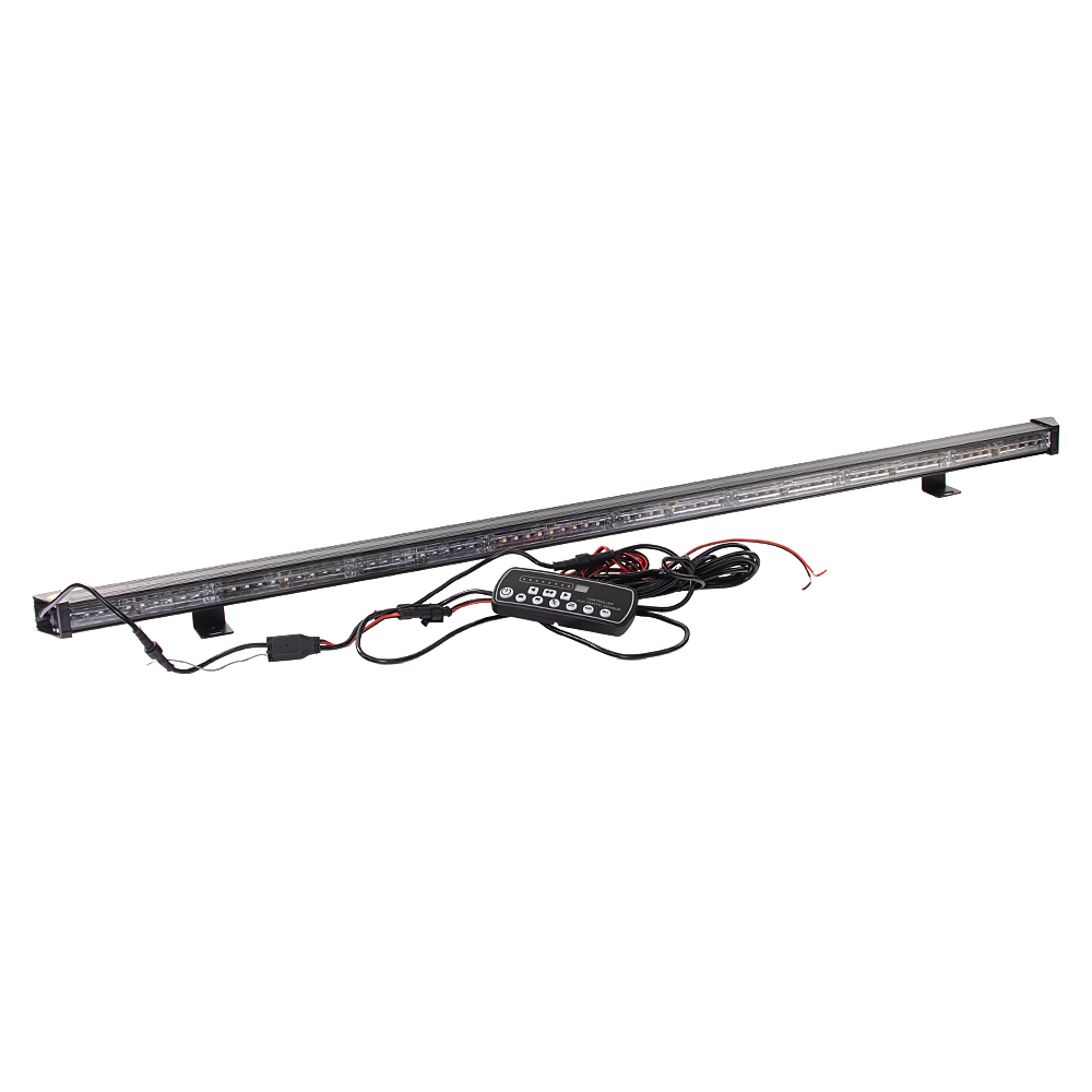 LED alej vodeodolná (IP67) 12-24V, 72x LED 1W, oranžová 1204mm, d.o., ECE R65