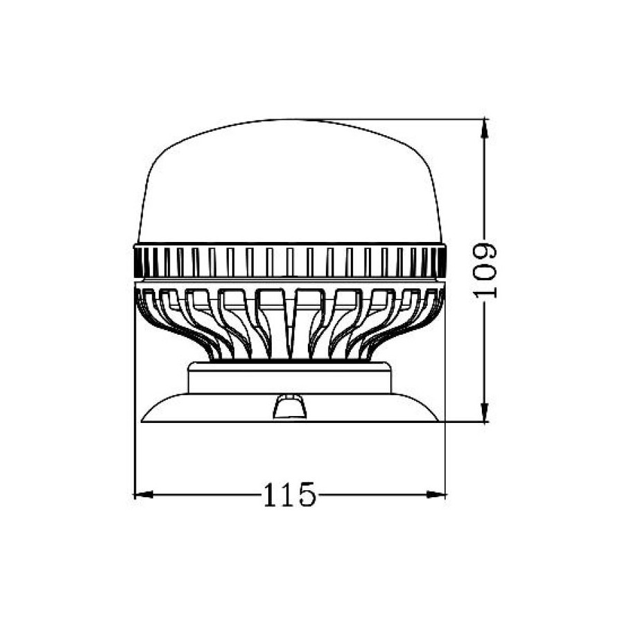 LED maják TruckLED OPTI 36x LED magnetické uchytenie ALR0063