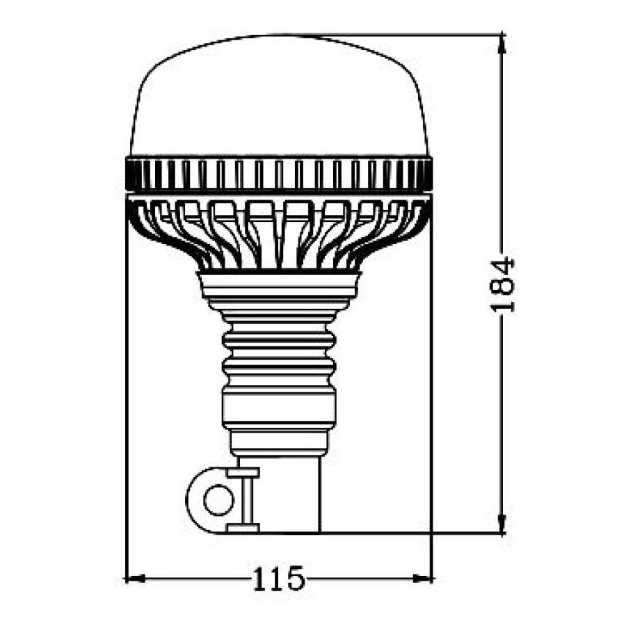 LED maják TruckLED OPTI 36x LED flex ALR0061