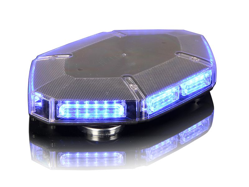 LED rampa 419mm, modrá, magnet, 12-24V