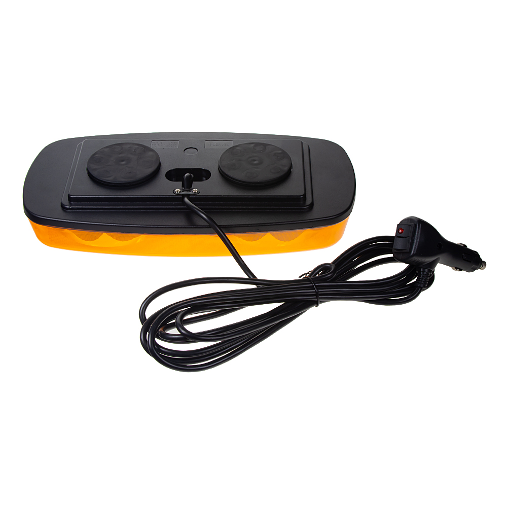 LED rampa oranžová, 20LEDx0,5W, magnet, 12-24V, 304mm, ECE R65 R10