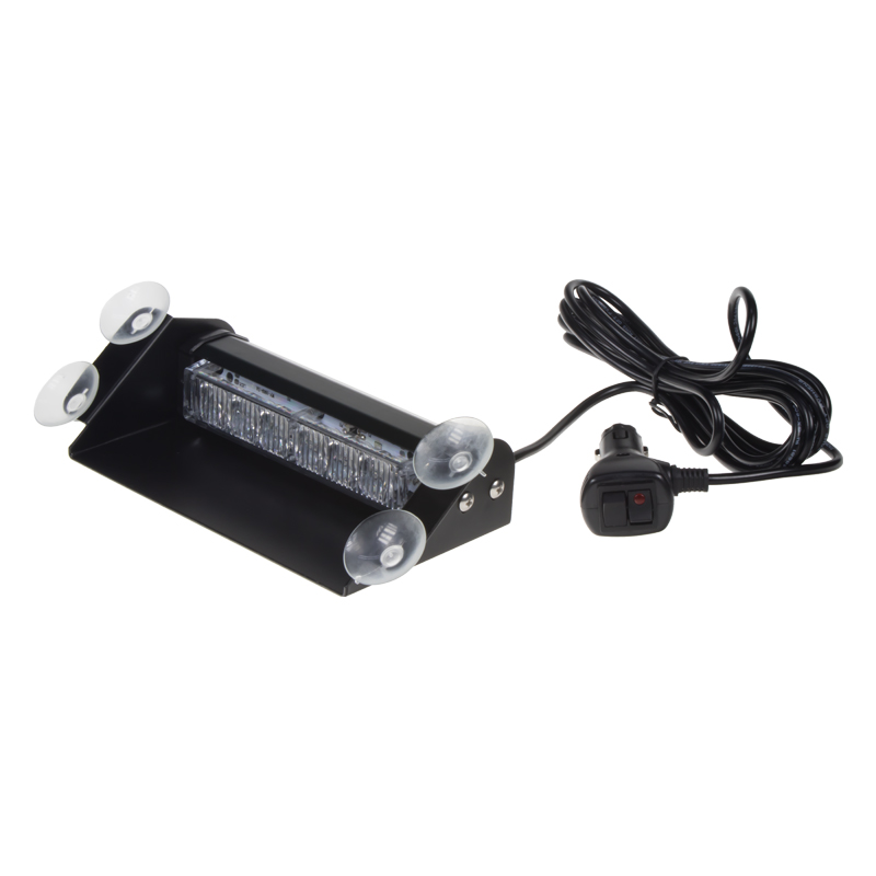 PREDATOR LED vnútorné, 6x3W, 12-24V, modré, 210mm, ECE R10