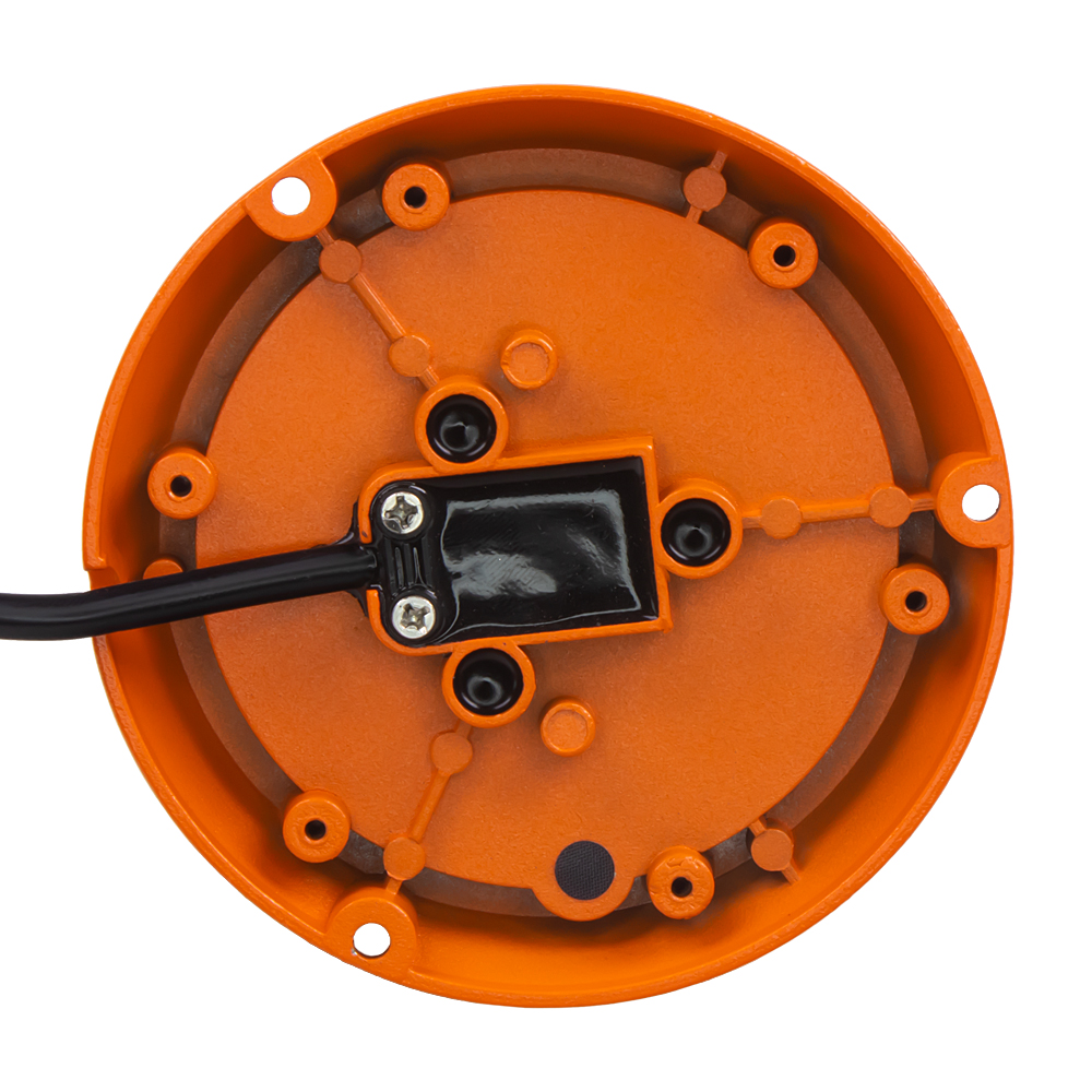 Robustný oranžový LED maják, hliník, 36W, ECE R65