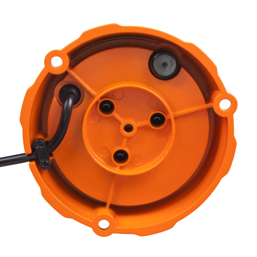 Robustný oranžový LED maják, oranžový hliník, 48W, ECE R65