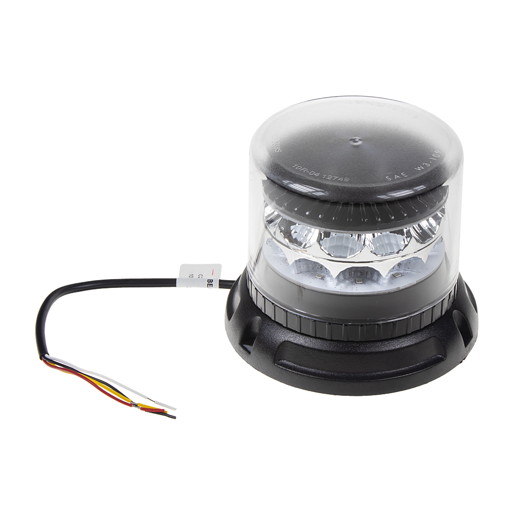 PROFI LED maják 12-24V 24x3W modrý číry 133x110mm, ECE R65