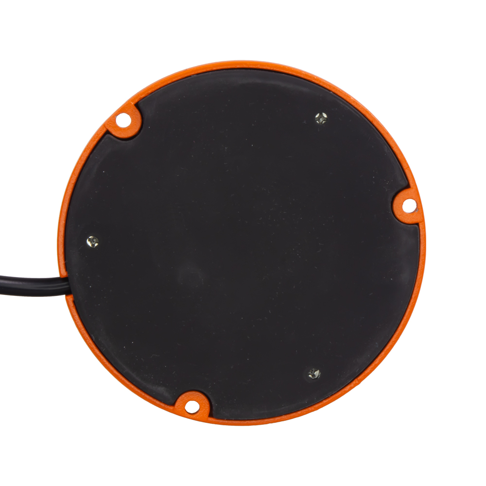 Robustný oranžový LED maják, oranžový hliník, 36W, ECE R65