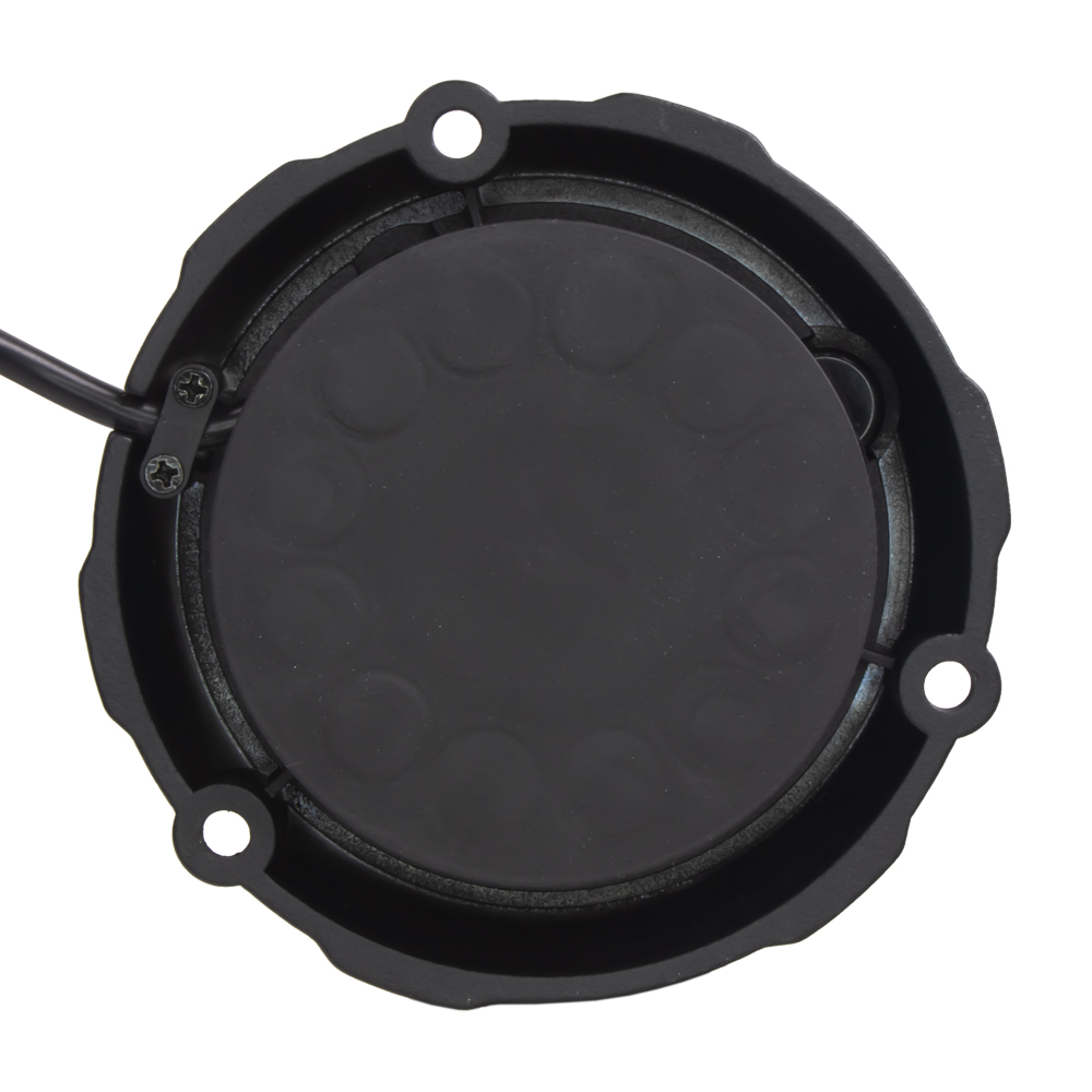 Robustný modro-červený LED maják, čierny hliník, 96W, ECE R10