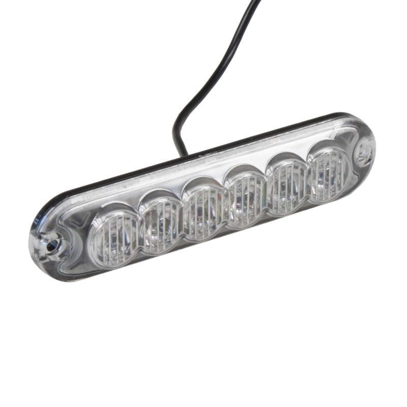 PREDATOR 6x3W LED, 12-24V, oranžový, ECE R65