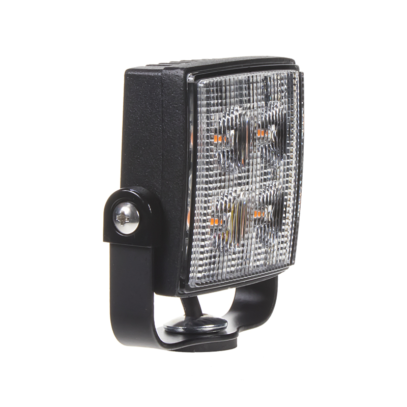 Výstražné LED svetlo vonkajšie, oranžové, 12-24V, ECE R65
