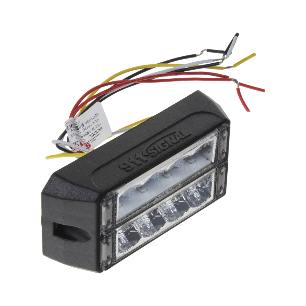 PROFI DUAL výstražné LED svetlo vonkajšie, 12-24V, oranžové, ECE R65