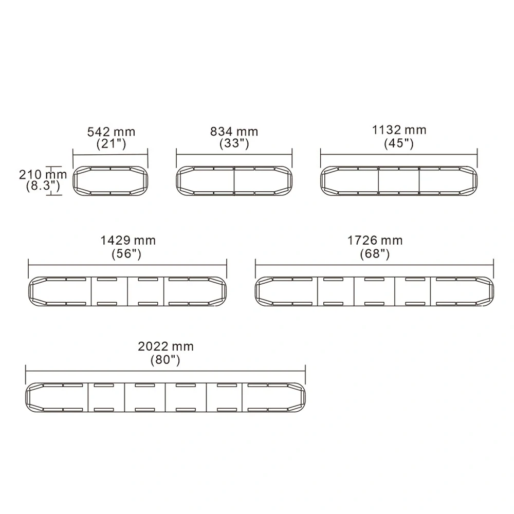 LED rampa 1429mm, modrá, 12-24V, ECE R65