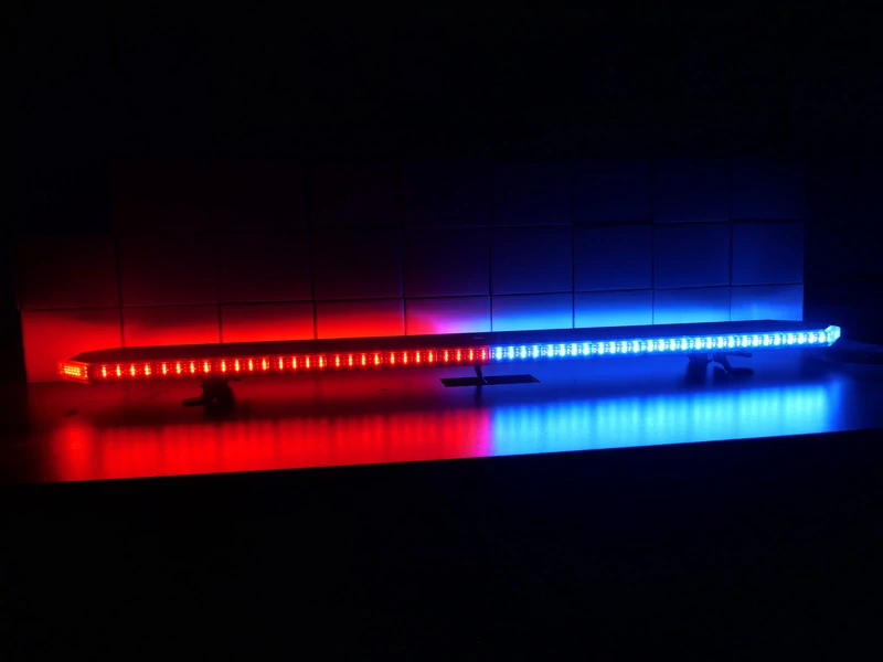 LED rampa 1080mm, oranžovo červeno/modrá+biela, 10-30V, ECE R65