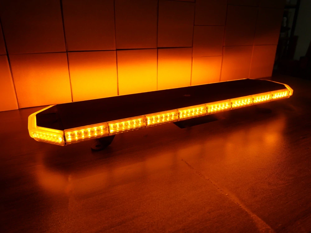 LED rampa 760mm, oranžová+biela, 12-30V, ECE R65