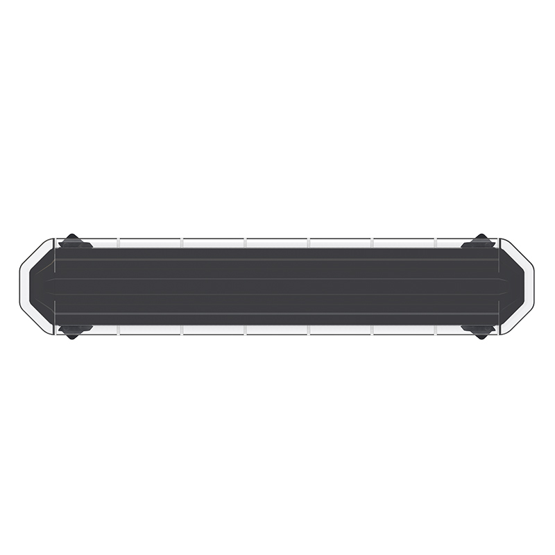 SLIM LED rampa 1220mm, oranžová, 12-24V, 36+168LED, ECE R65