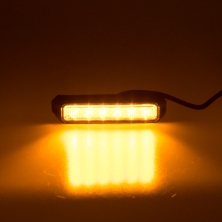 PREDATOR 6x3W LED, 12-24V, oranžový, ECE R65