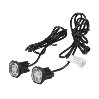 2x PROFI výstražné LED svetlo vonkajšie modré, 12-24V, ECE R65