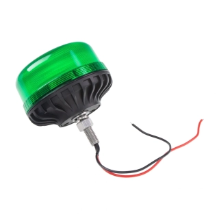 LED maják, 12-24V, 36xLED zelený, na skrutku, ECE R10
